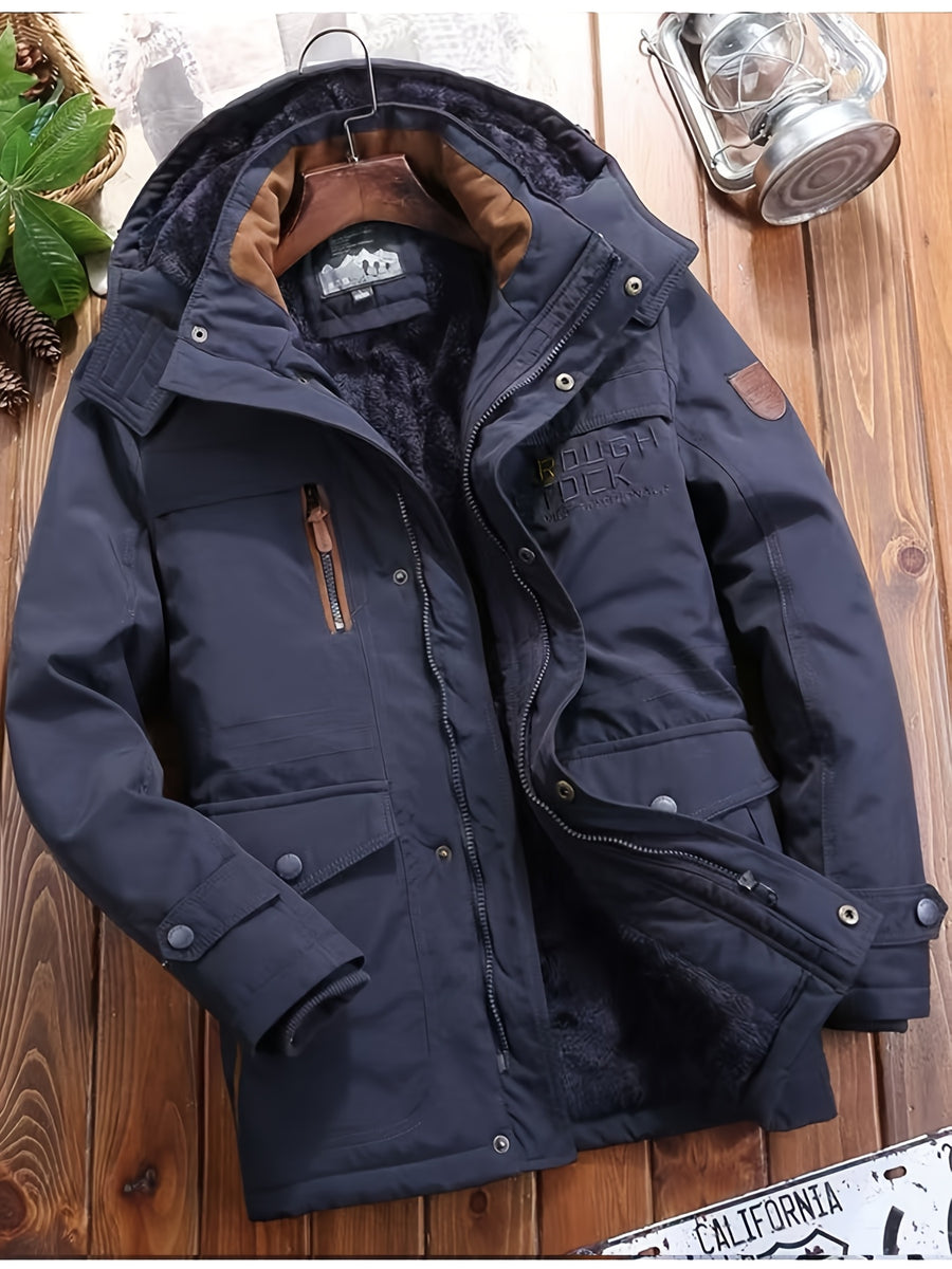 Veste, capuche amovible, black-, détail du vêtement