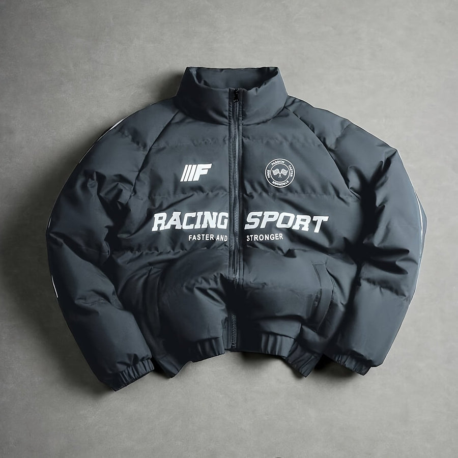 Veste pour homme, à col montant, vert court, vue 5