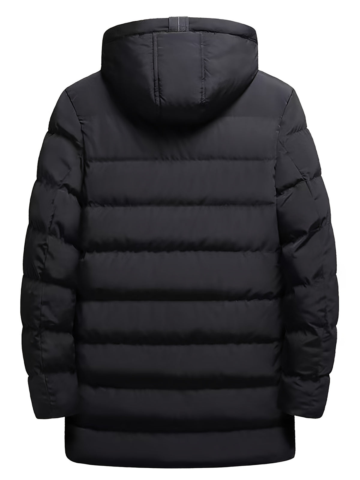 Manteau pour homme, à capuche, vert fougère