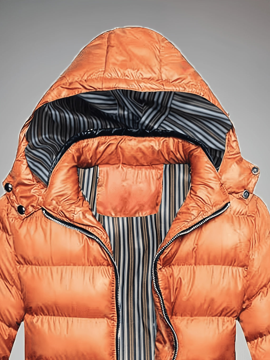 Manteau pour homme, à capuche, brun jaunâtre