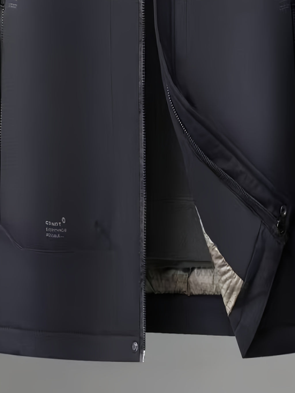 Manteau long pour homme, à capuche, café