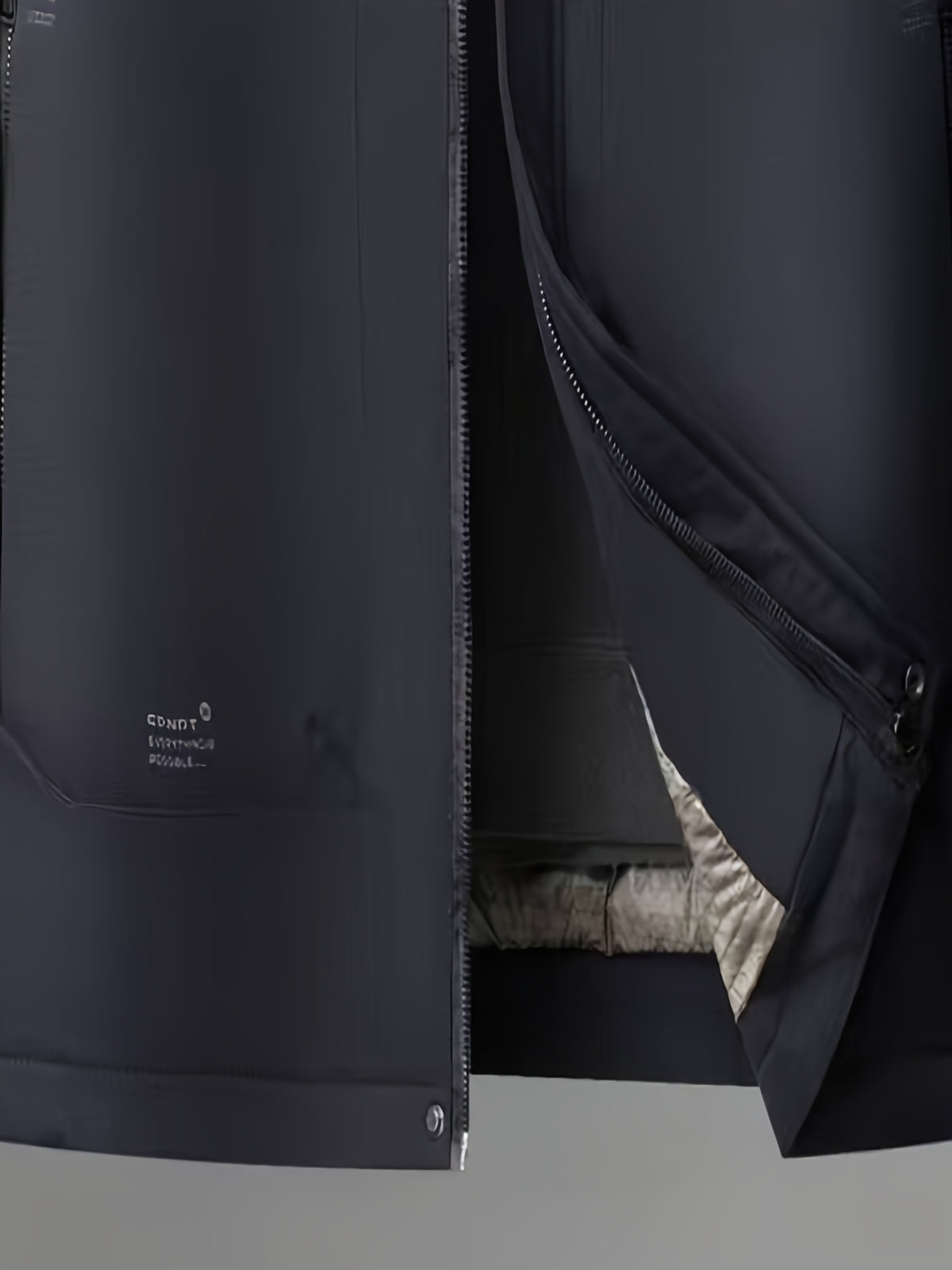Manteau long pour homme, à capuche, café