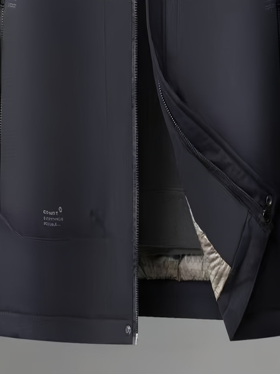 Manteau long, à capuche, café, photo 10