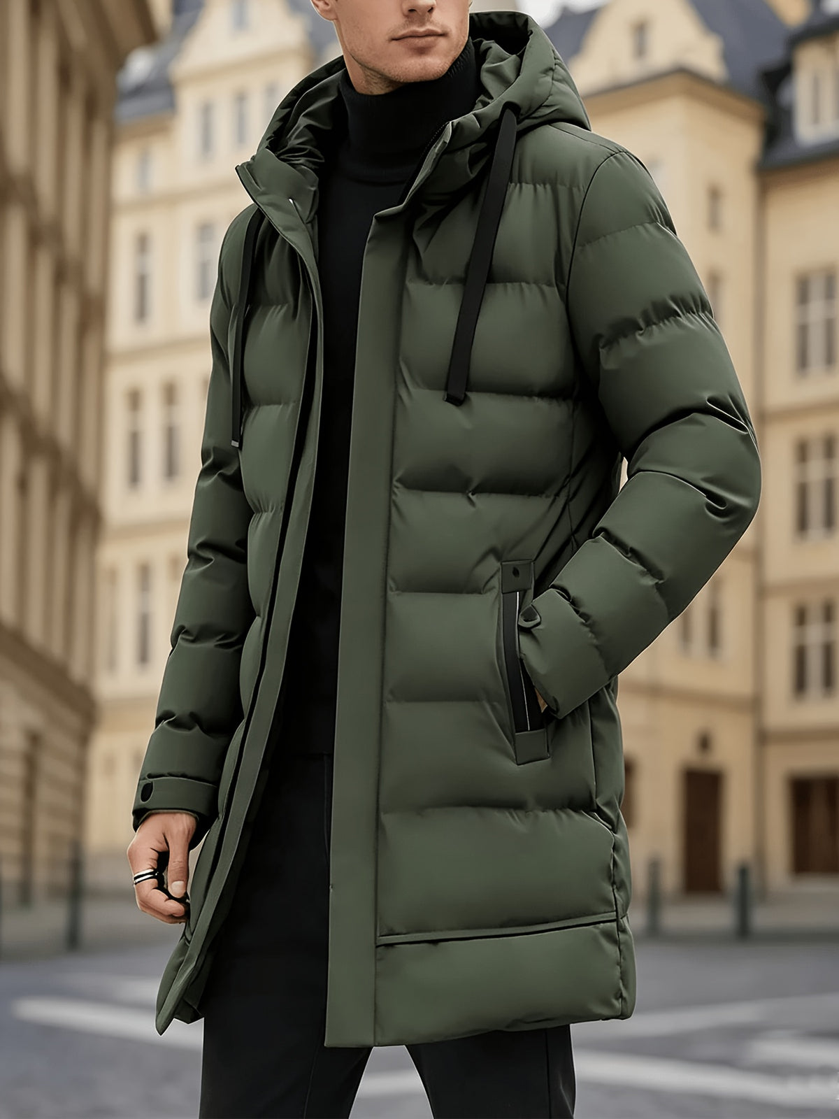 Veste pour homme, à capuche, modele 7