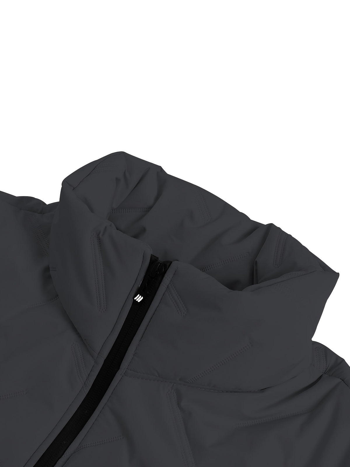 Veste long pour homme, imperméable, à col montant