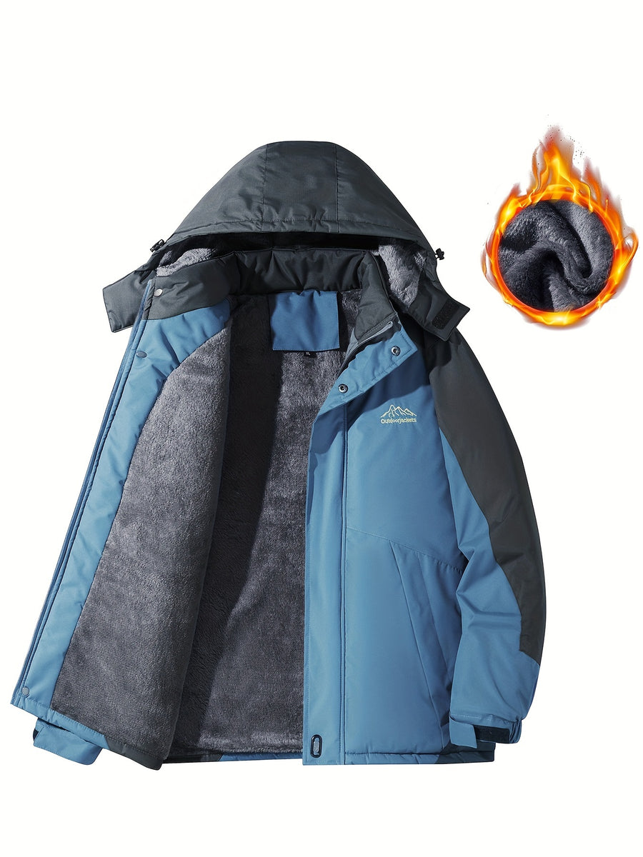 Veste en fausse fourrure, à col montant