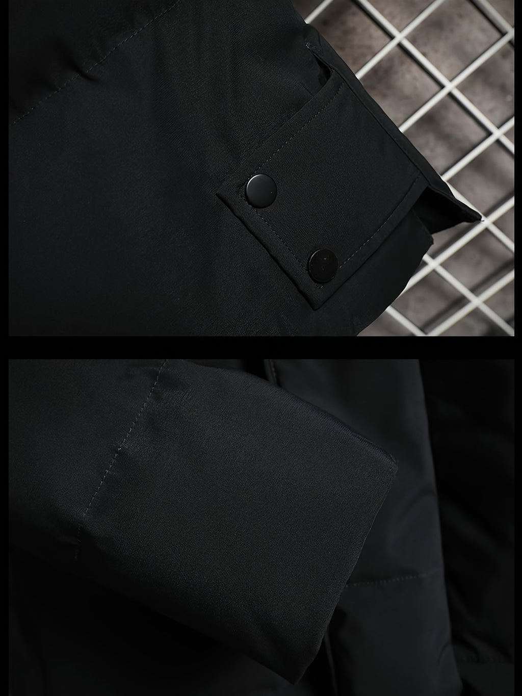 Manteau pour homme, à capuche, vert