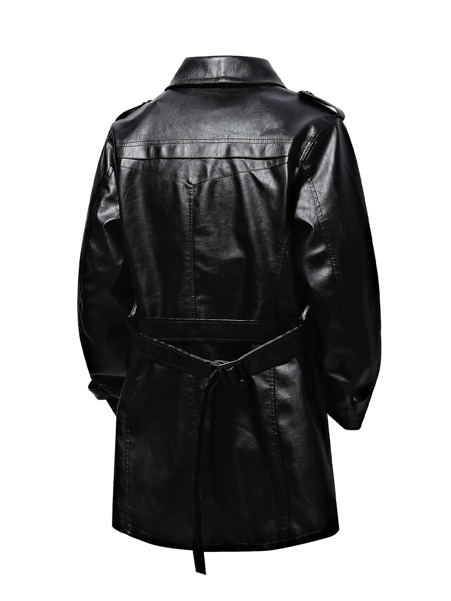 Manteau, à revers, boutonnage, photo 4