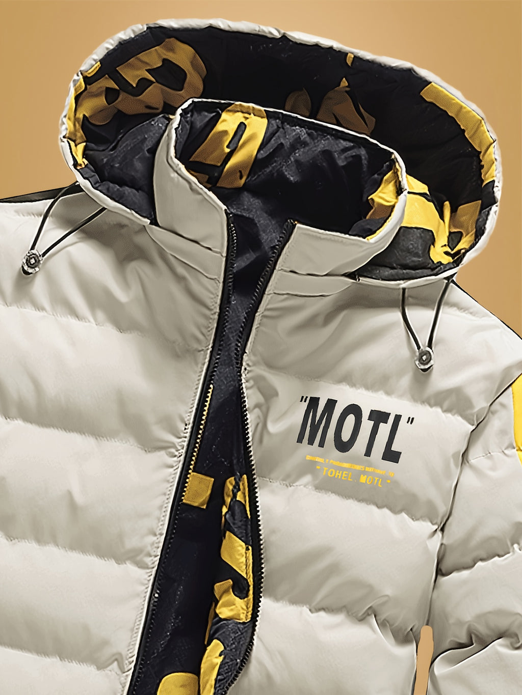 Manteau pour homme, capuche amovible