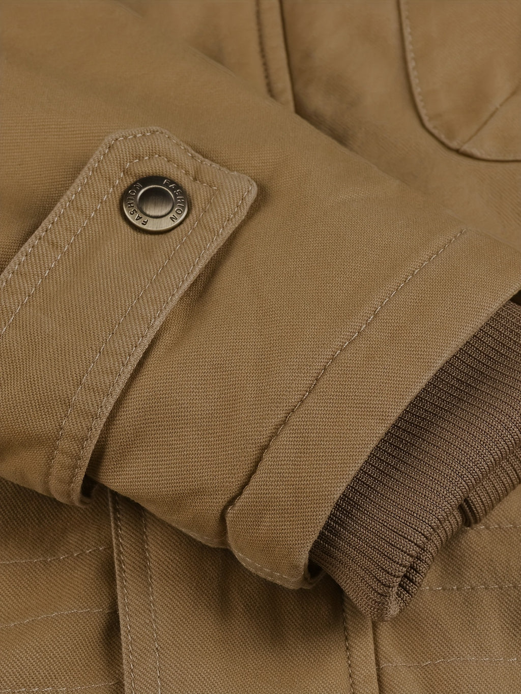 Veste mi-long pour homme, à capuche, noir