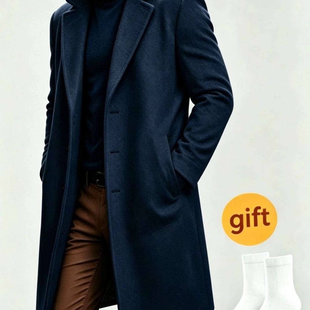 Trench, grandes tailles, à revers, gris clair, coloris bleu marine