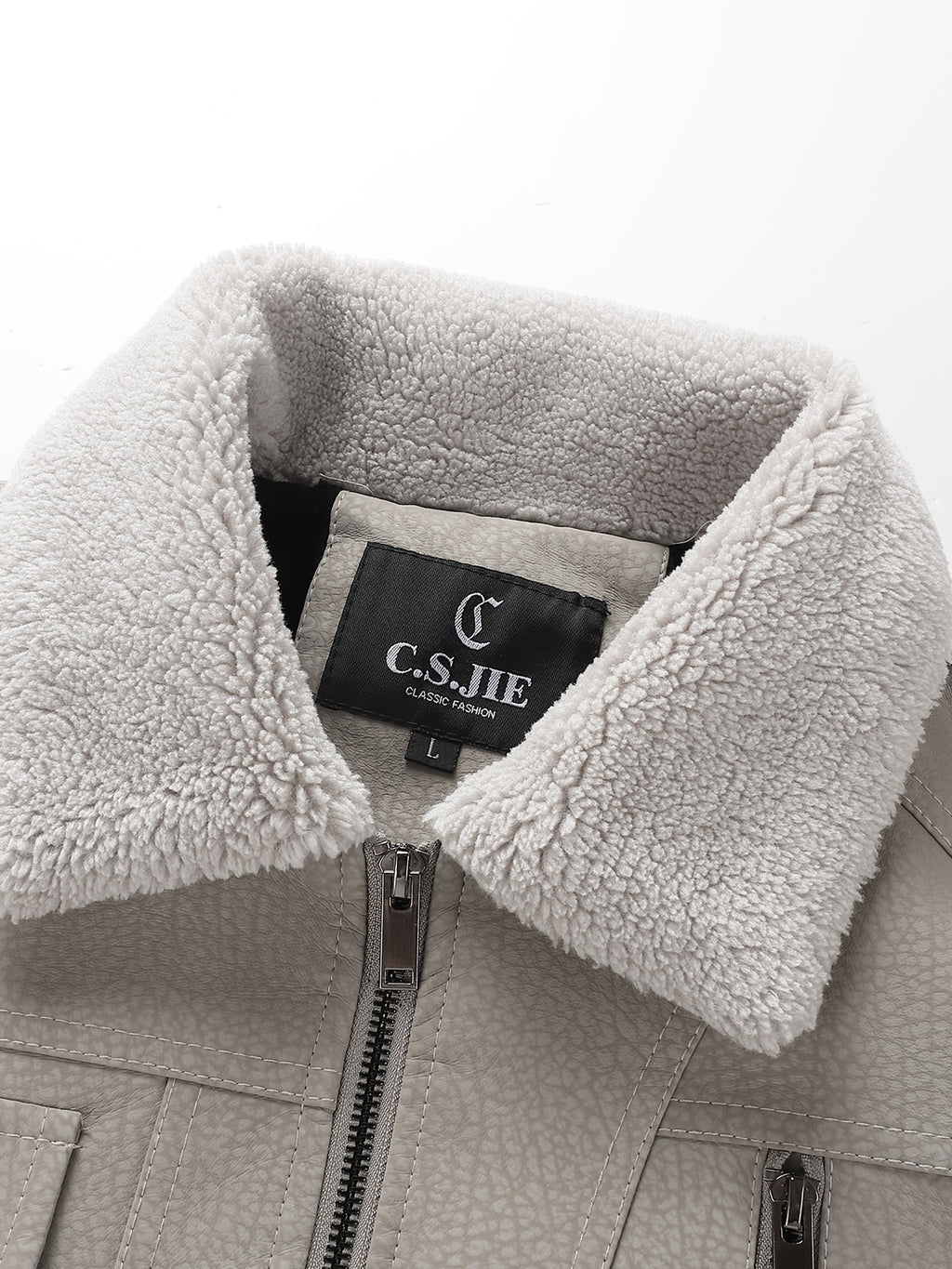 Veste, coupe-vent, à revers, noir, détail du vêtement