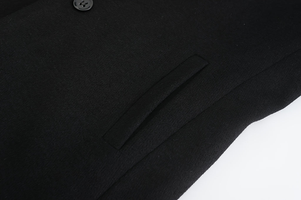 Manteau en laine pour homme, 35 % laine, tweed
