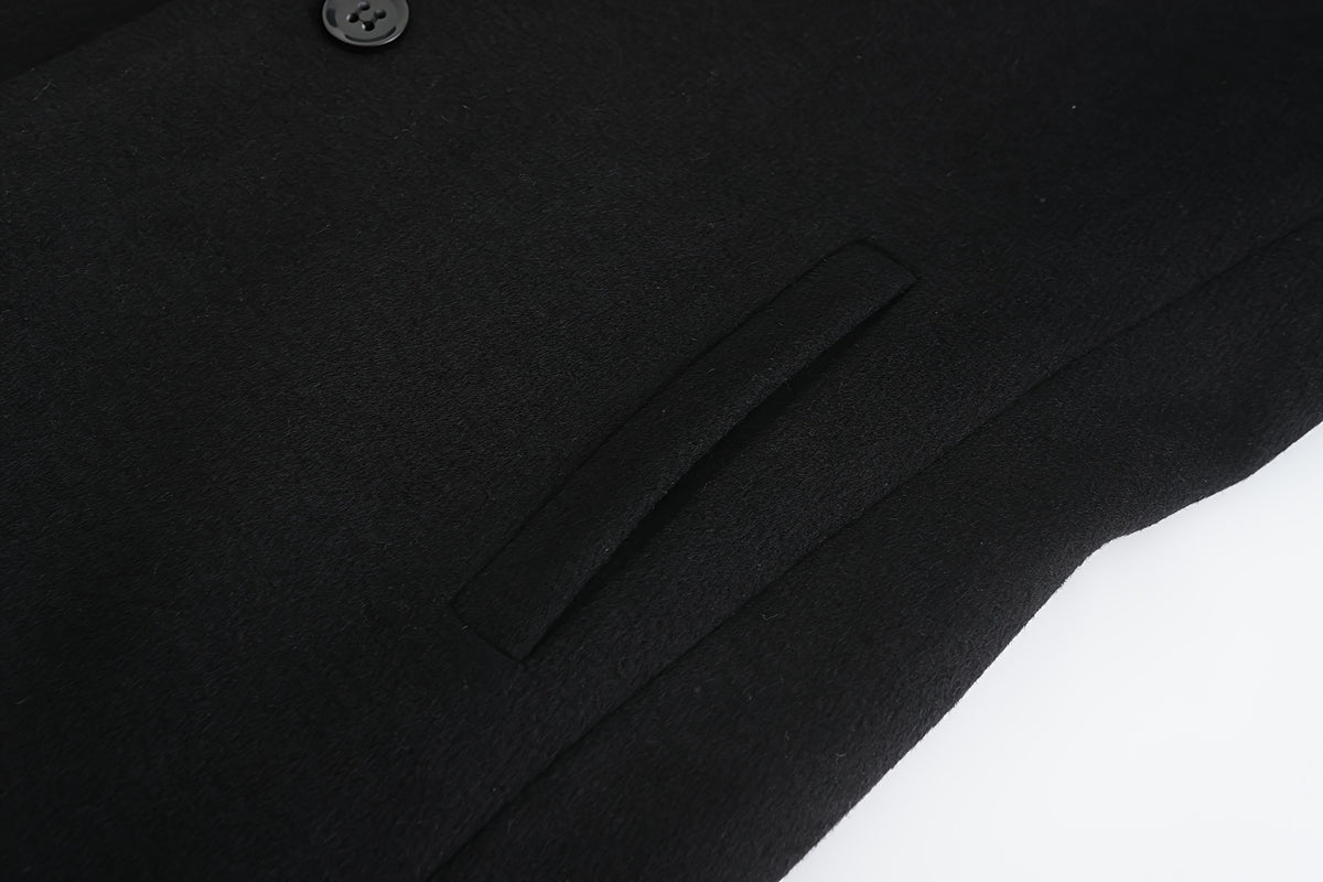 Manteau en laine pour homme, 35 % laine, tweed