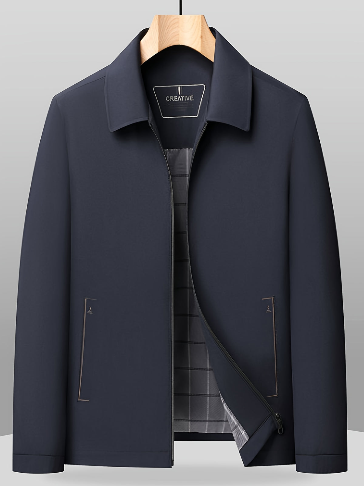 Veste pour homme, à revers, jd1008 xing - 407 noir