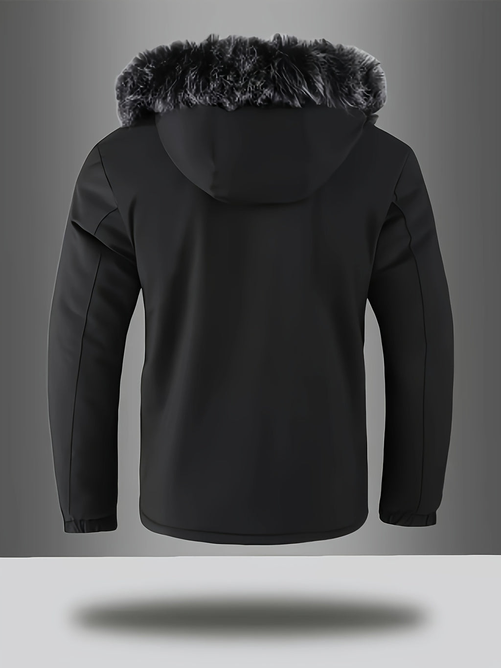 Manteau pour homme, à capuche, mandarine