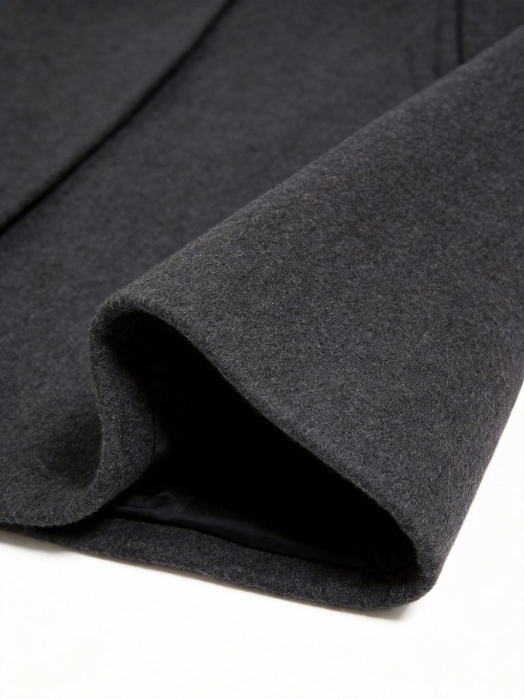 Manteau pour homme, à revers, gris foncé