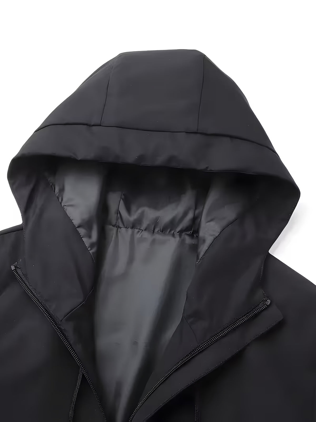 Veste pour homme, coupe-vent, à capuche, paon bleu