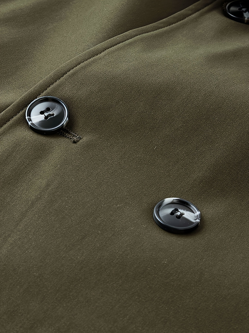 Trench mi-long pour homme, à revers
