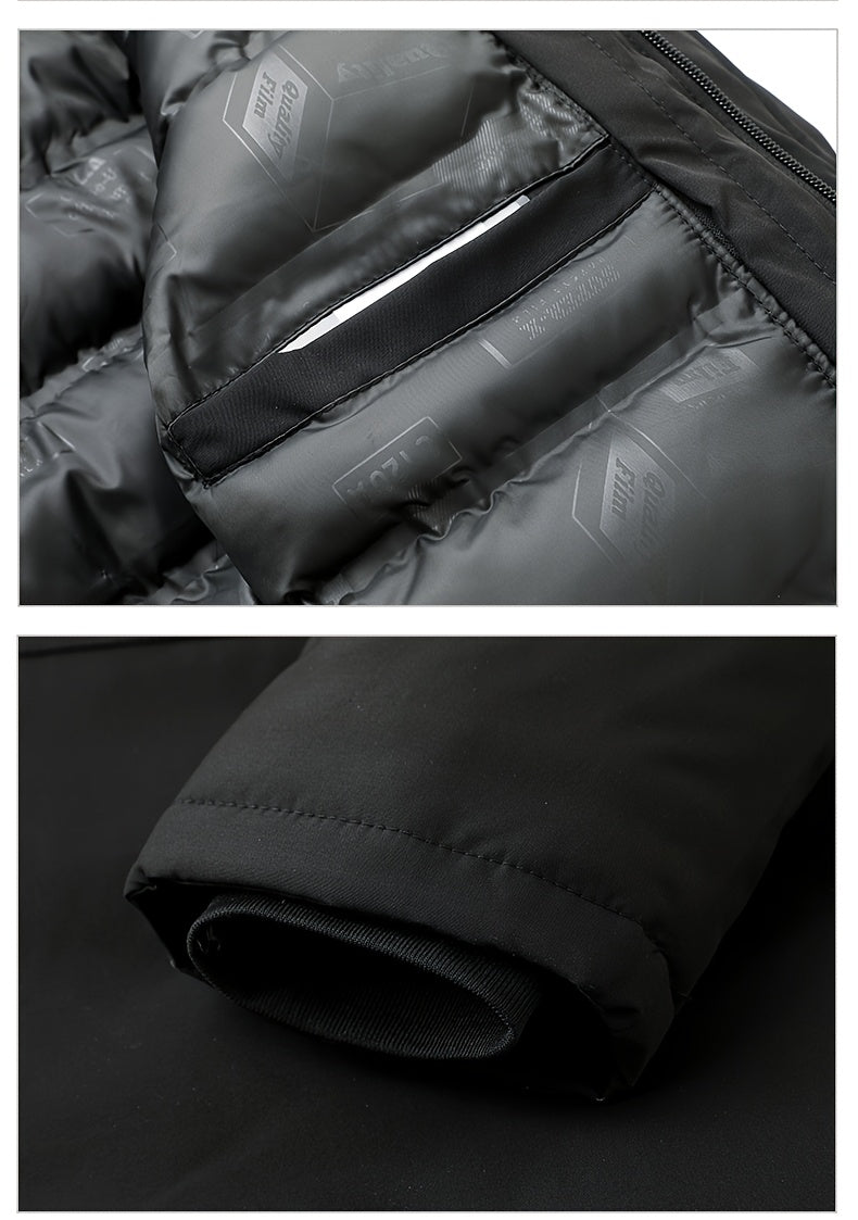 Veste long, à capuche, bleu, photo 7