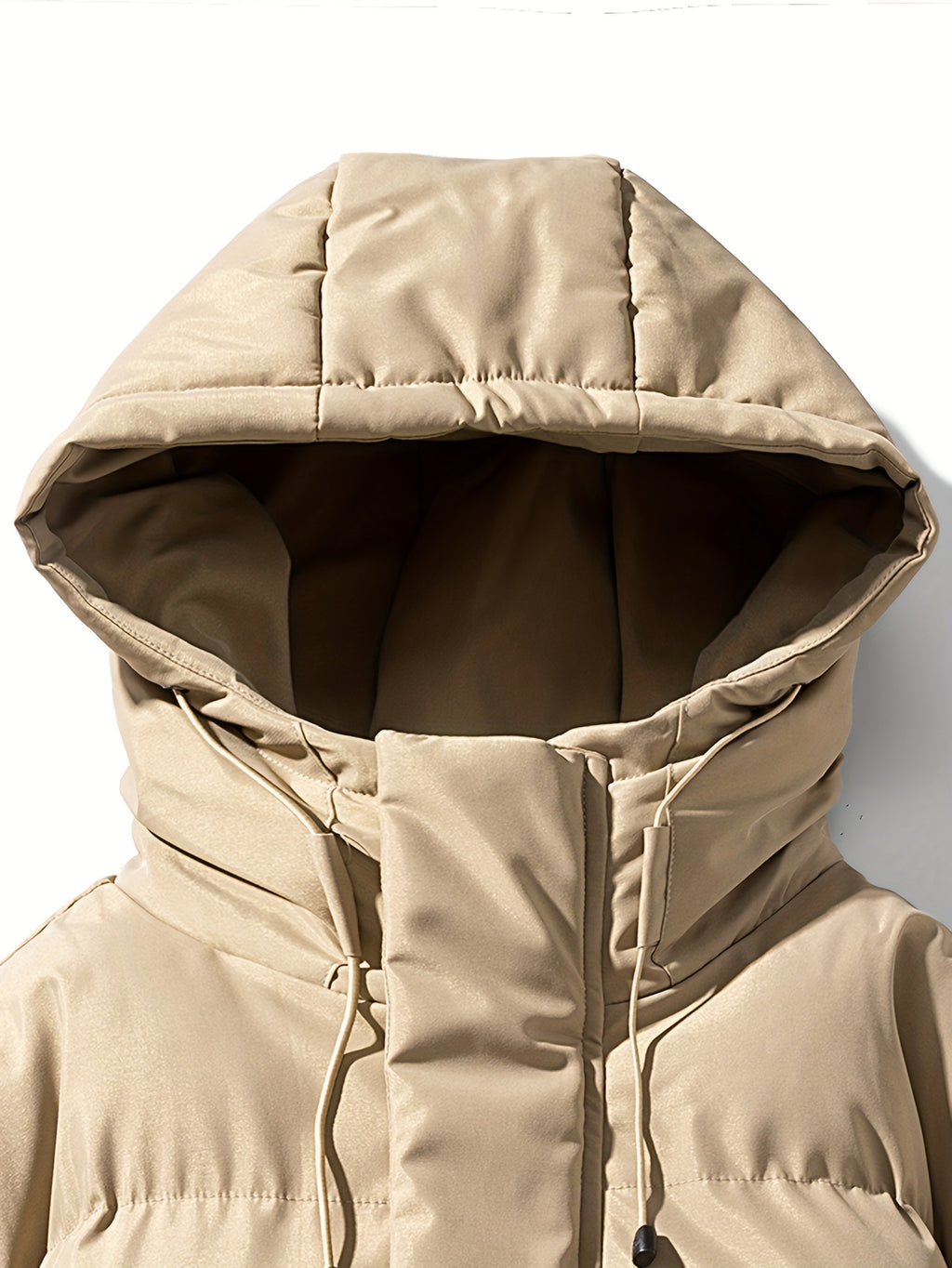 Veste pour homme, à capuche, beige
