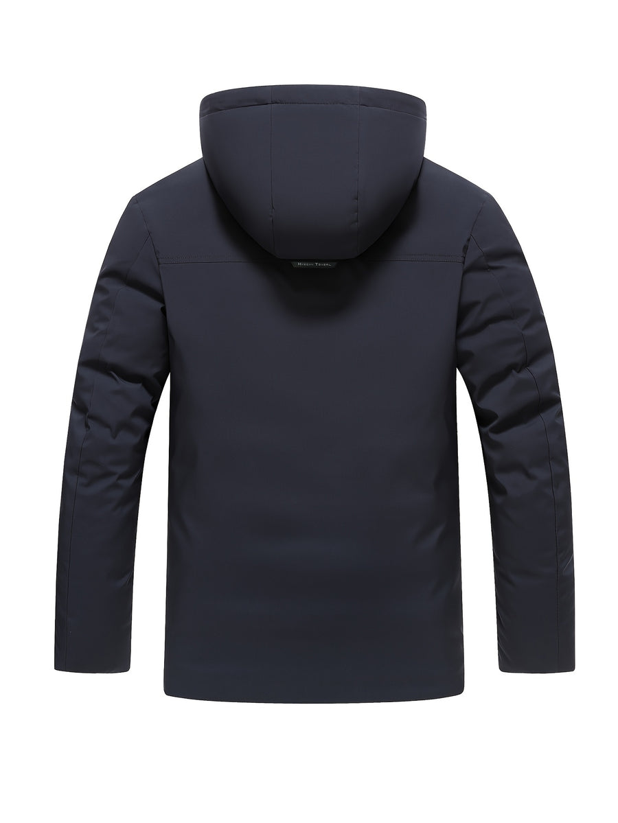 Veste, coupe-vent, à capuche, rouge, photo 9
