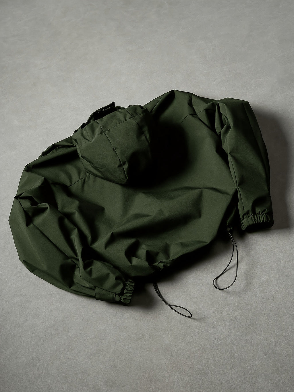 Veste pour homme, à capuche, vert olive