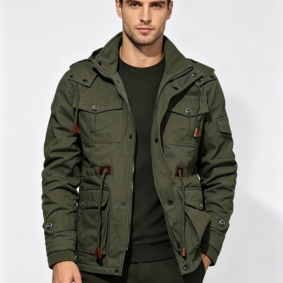 Veste pour homme, à revers, noir court, vue 3
