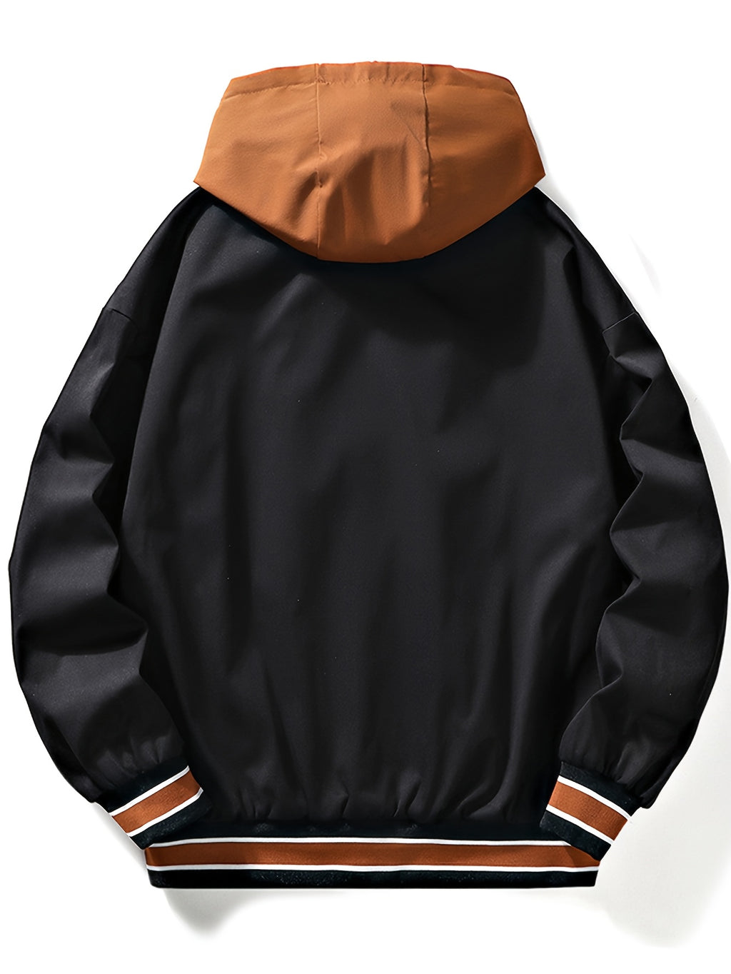 Veste pour homme, coupe-vent, à capuche, blanc