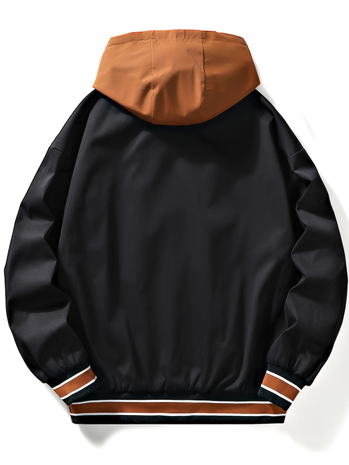 Veste pour homme, coupe-vent, à capuche, blanc