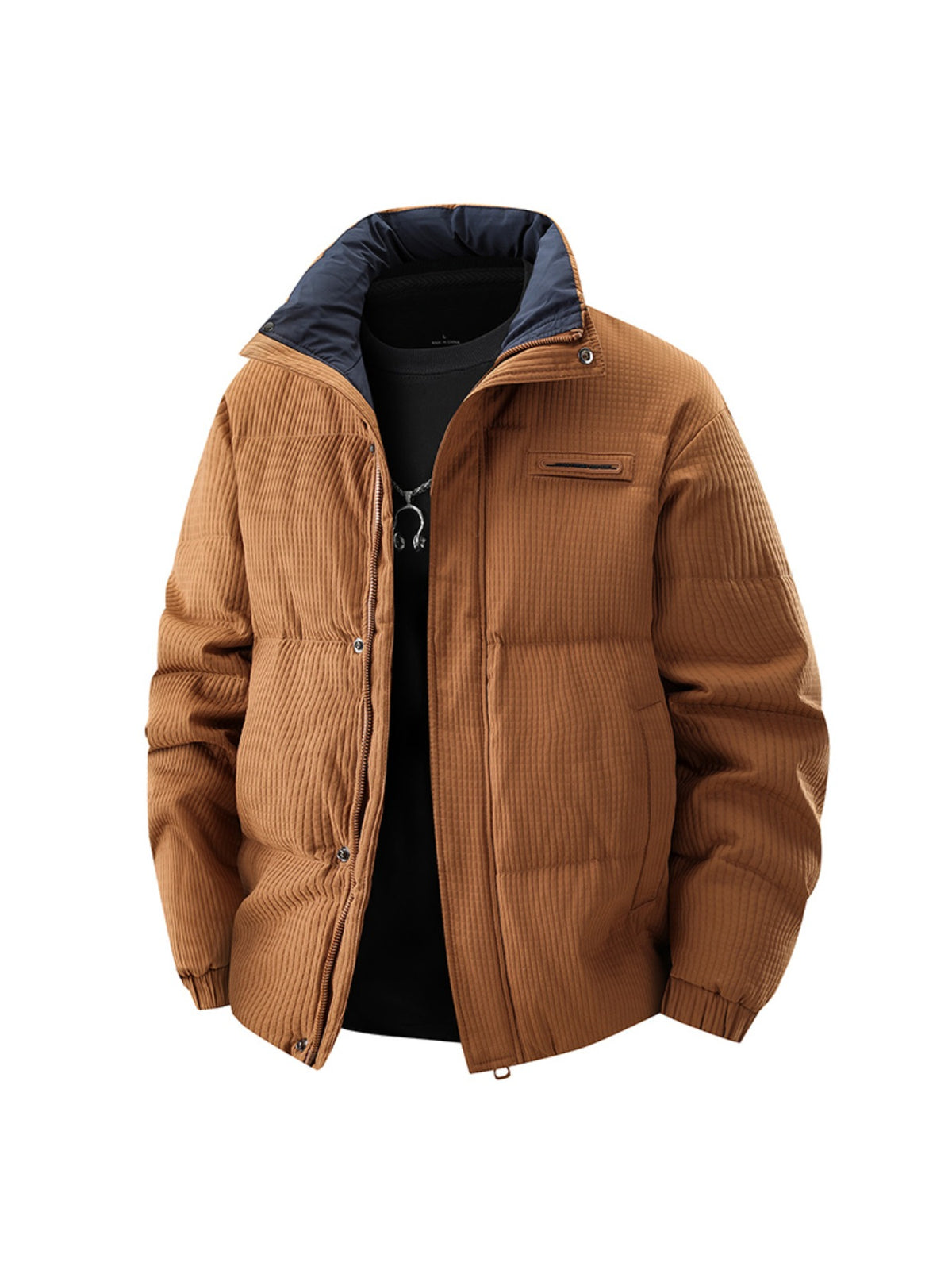 Veste matelassée pour homme, à capuche, modele 6
