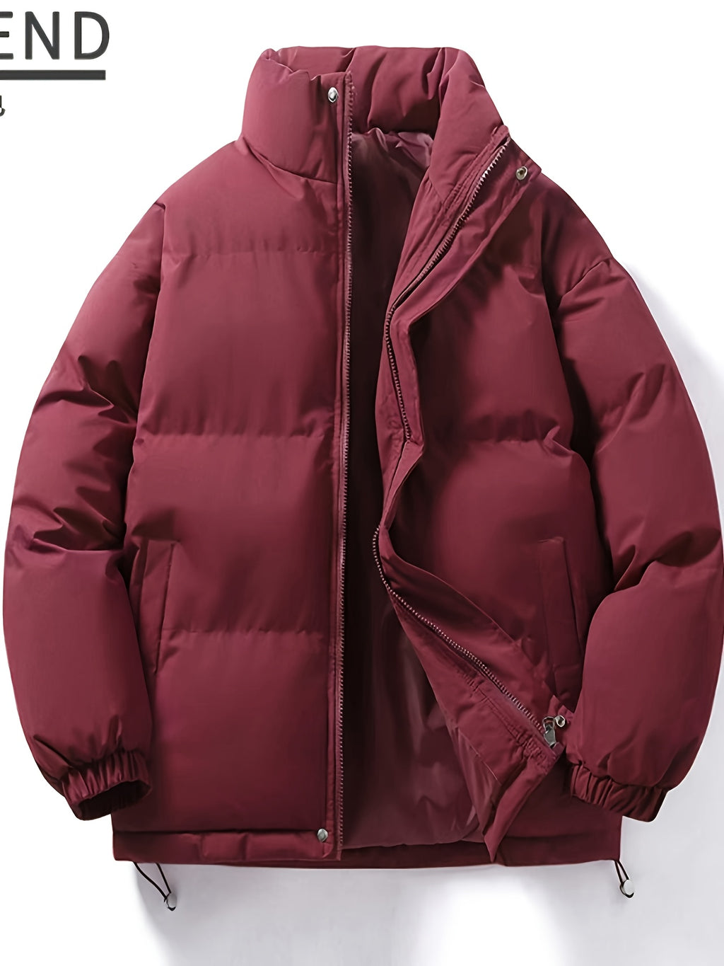 Veste pour homme, à col montant, violet