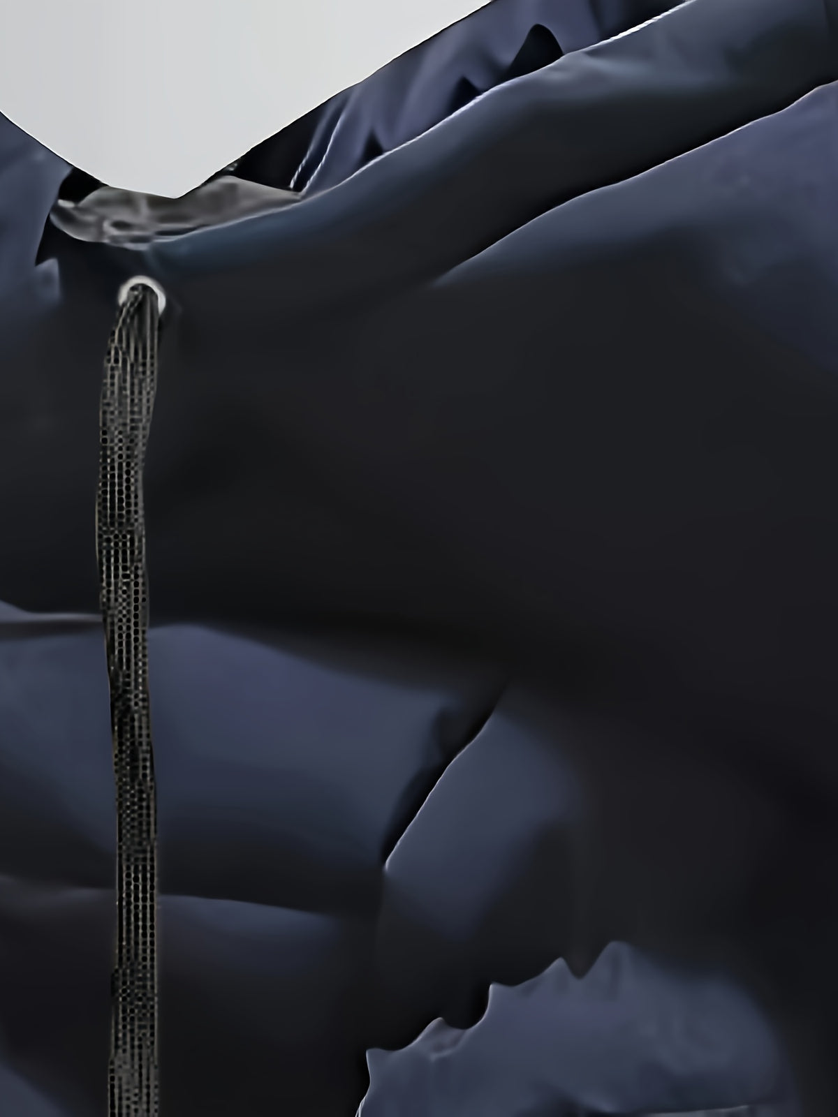 Veste pour homme, grandes tailles, à capuche, bleu marine