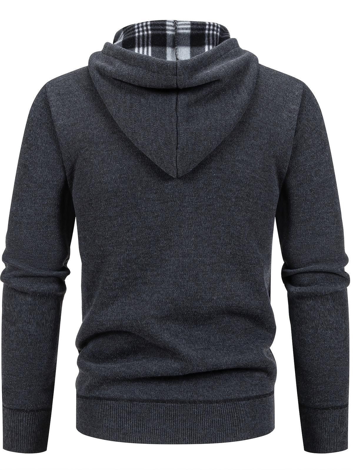 Manteau matelassé long pour homme, patchwork, à capuche