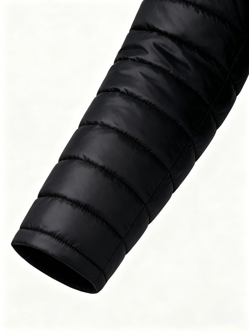 Manteau matelassé pour homme, à col montant, bleu marine