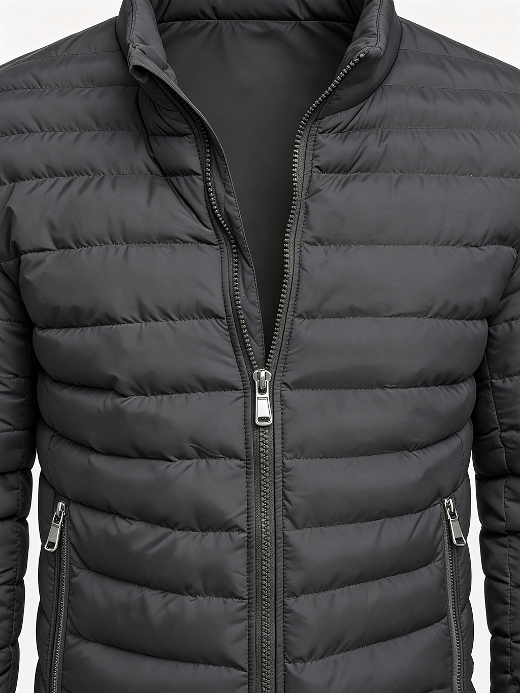 Veste pour homme, coupe-vent, à col montant