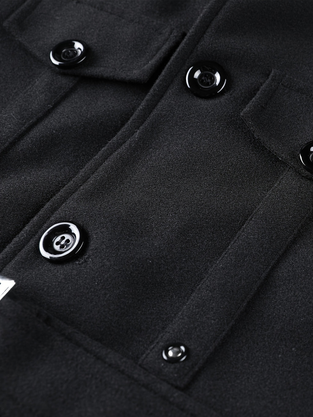 Veste long pour homme, à col montant, gris