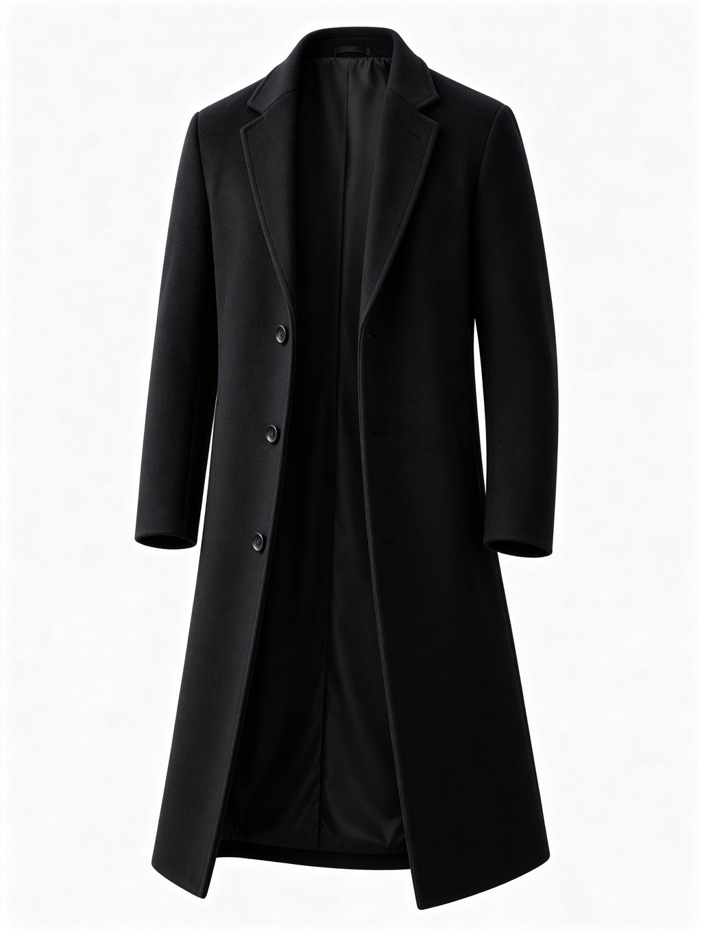 Trench pour homme, à revers, couleur marine