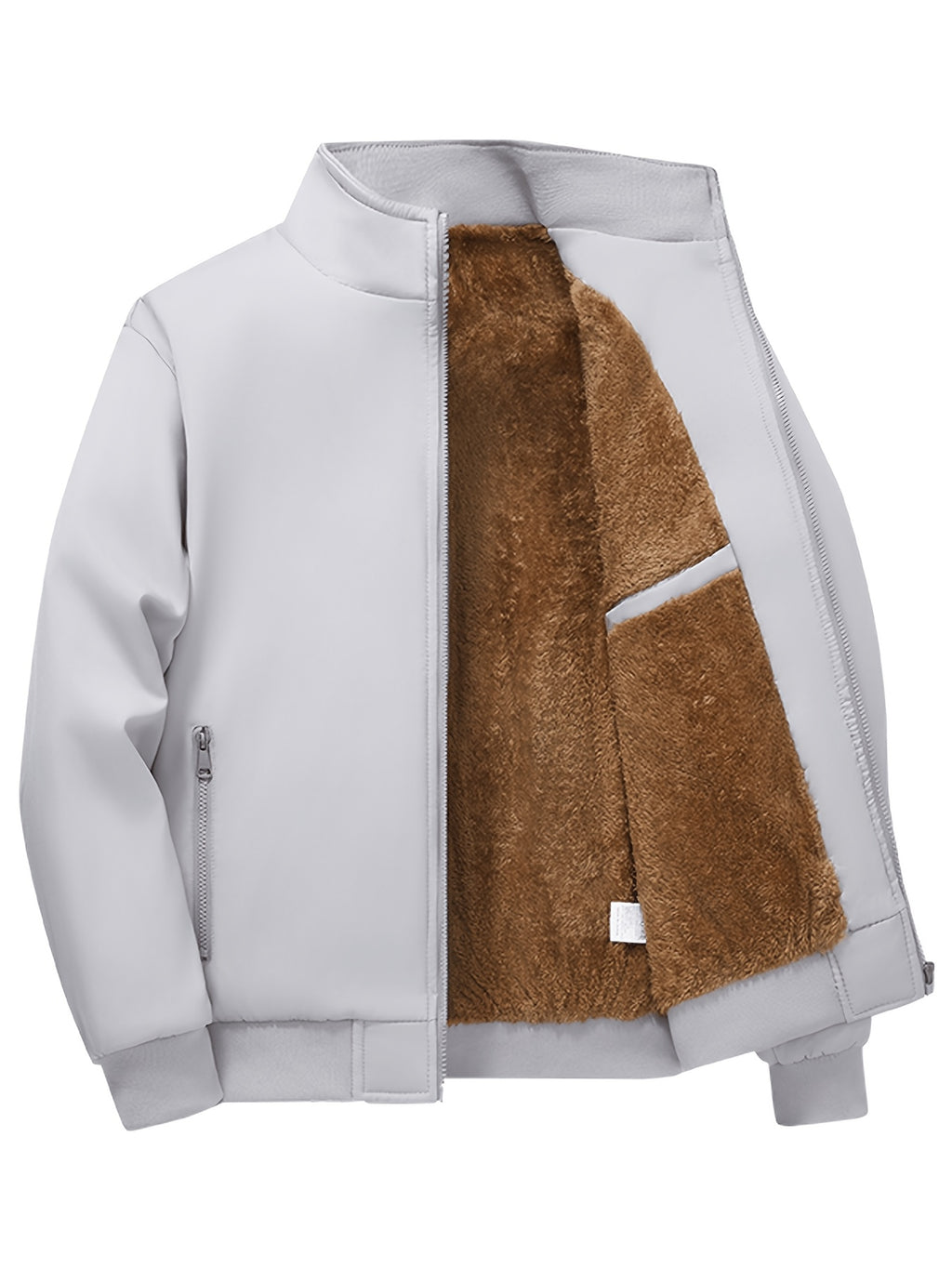 Veste, à col montant, brun jaunâtre, photo 21