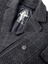 Manteau en laine, 100 % laine, tweed, détail du vêtement
