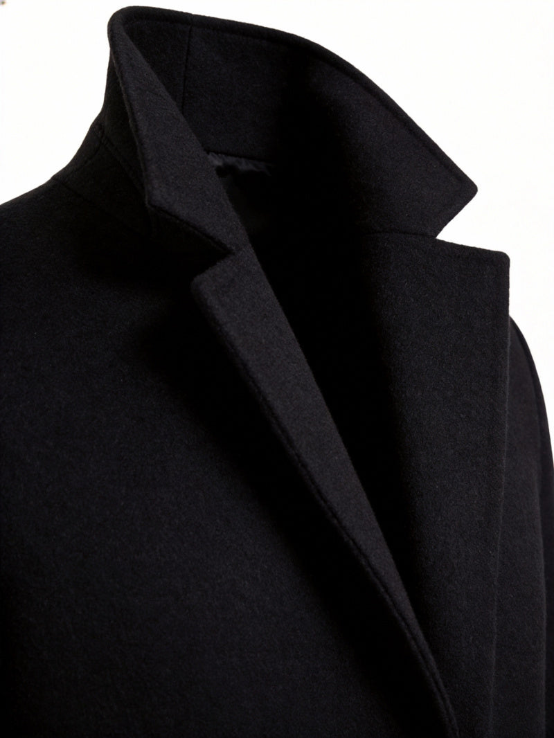 Trench pour homme, à revers, gris clair