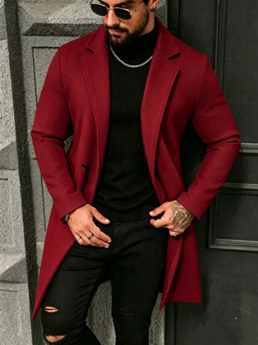 Trench, à revers, modele 4, photo 17