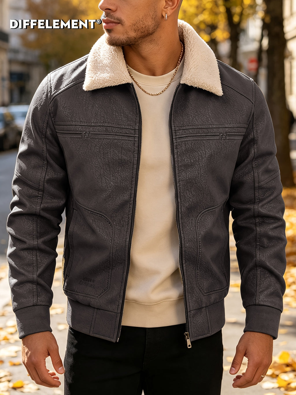 Veste pour homme, à revers