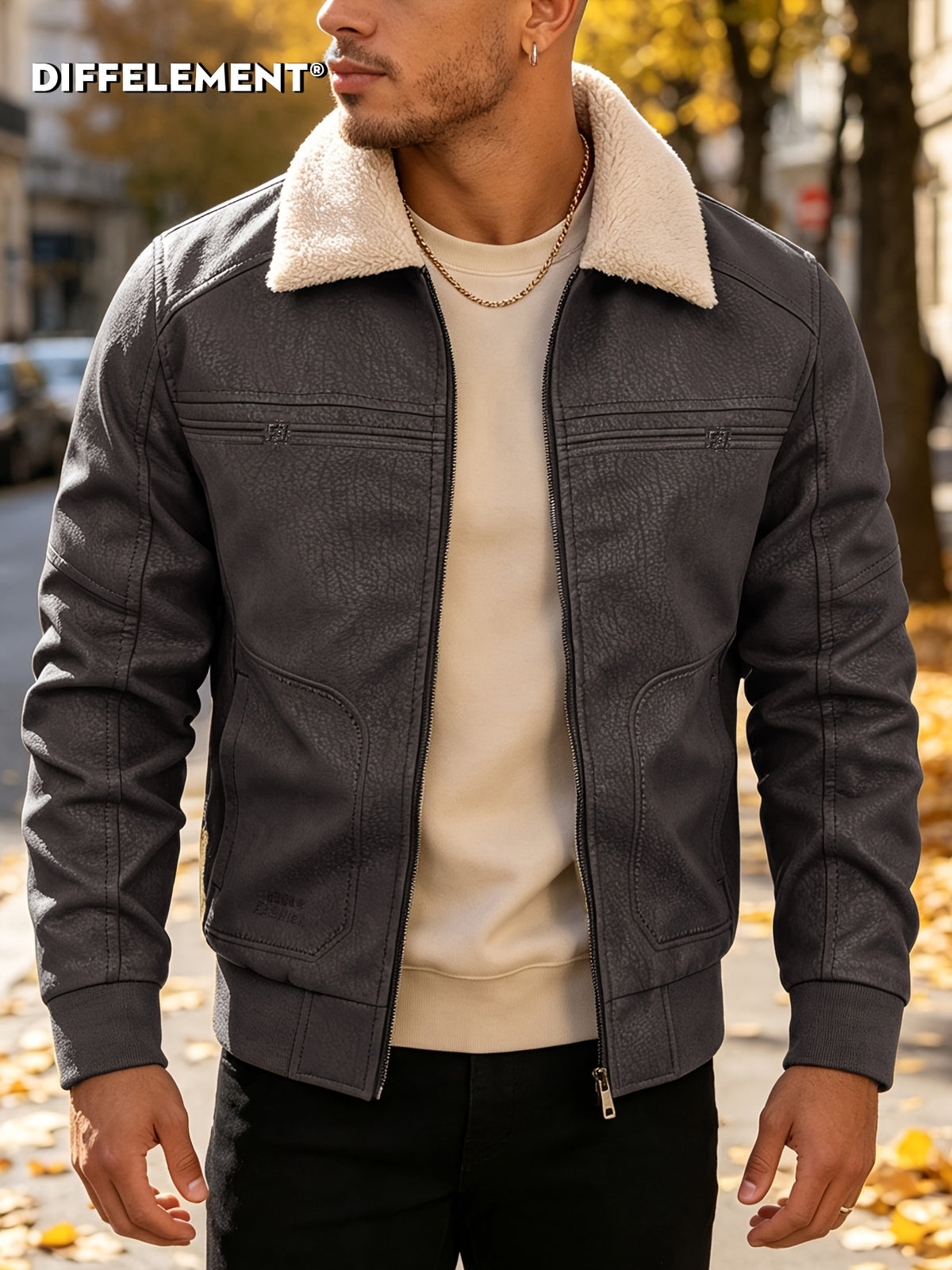 Veste pour homme, à revers