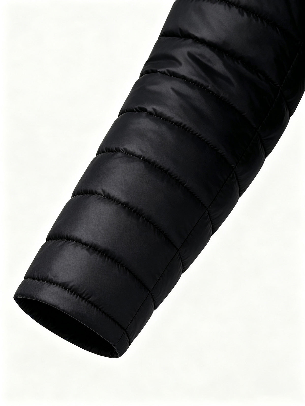 Manteau matelassé pour homme, à col montant, bleu marine