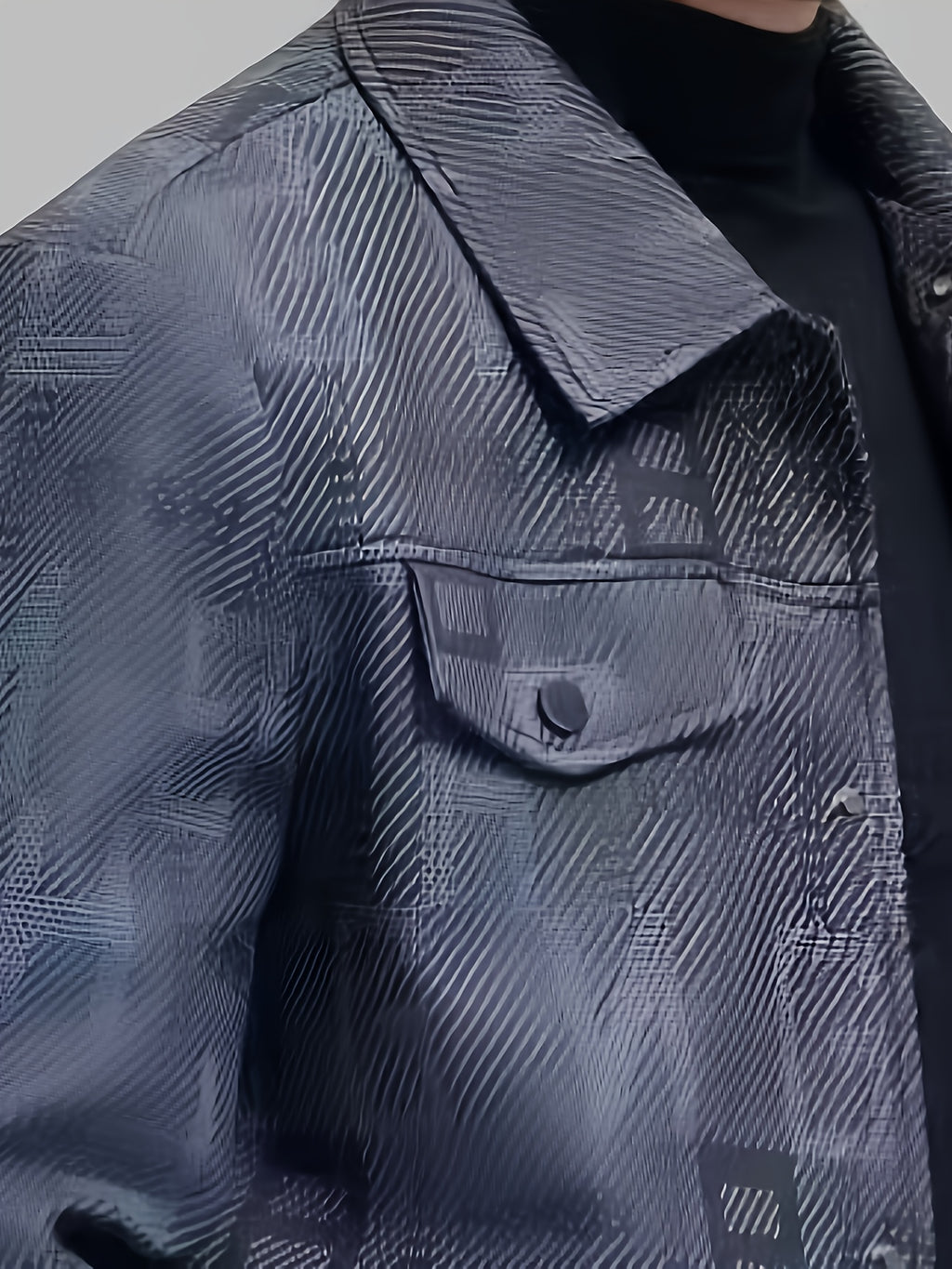 Veste court pour homme, à revers