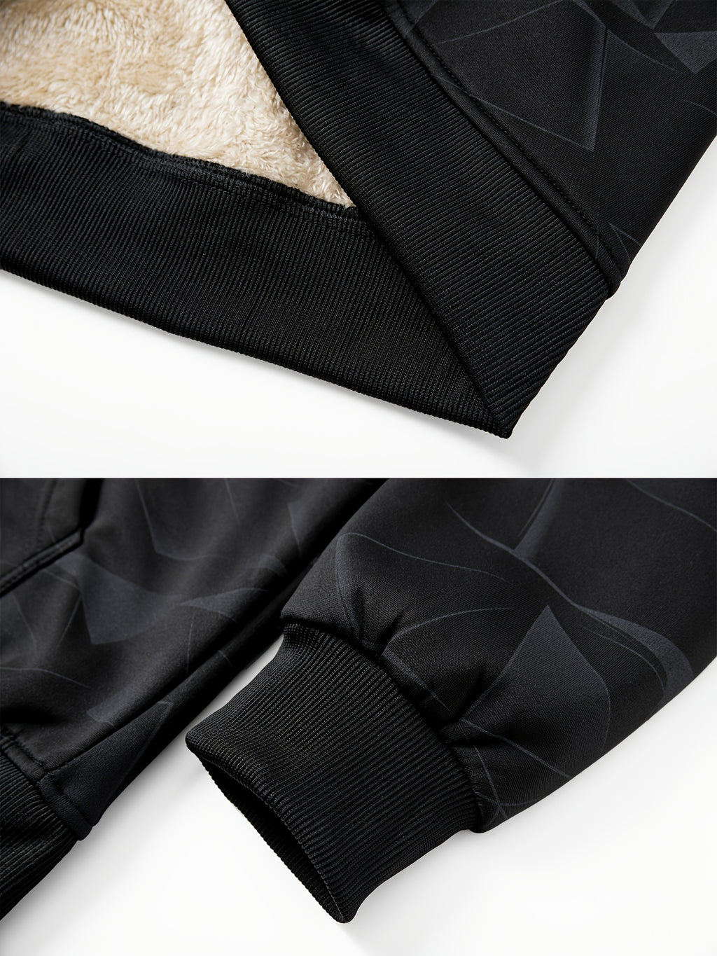 Manteau pour homme, polaire, à capuche, marron foncé