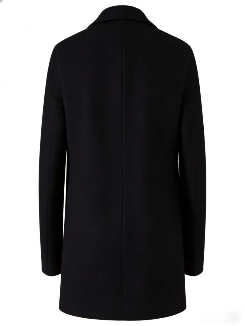 Manteau pour homme, à revers, gris