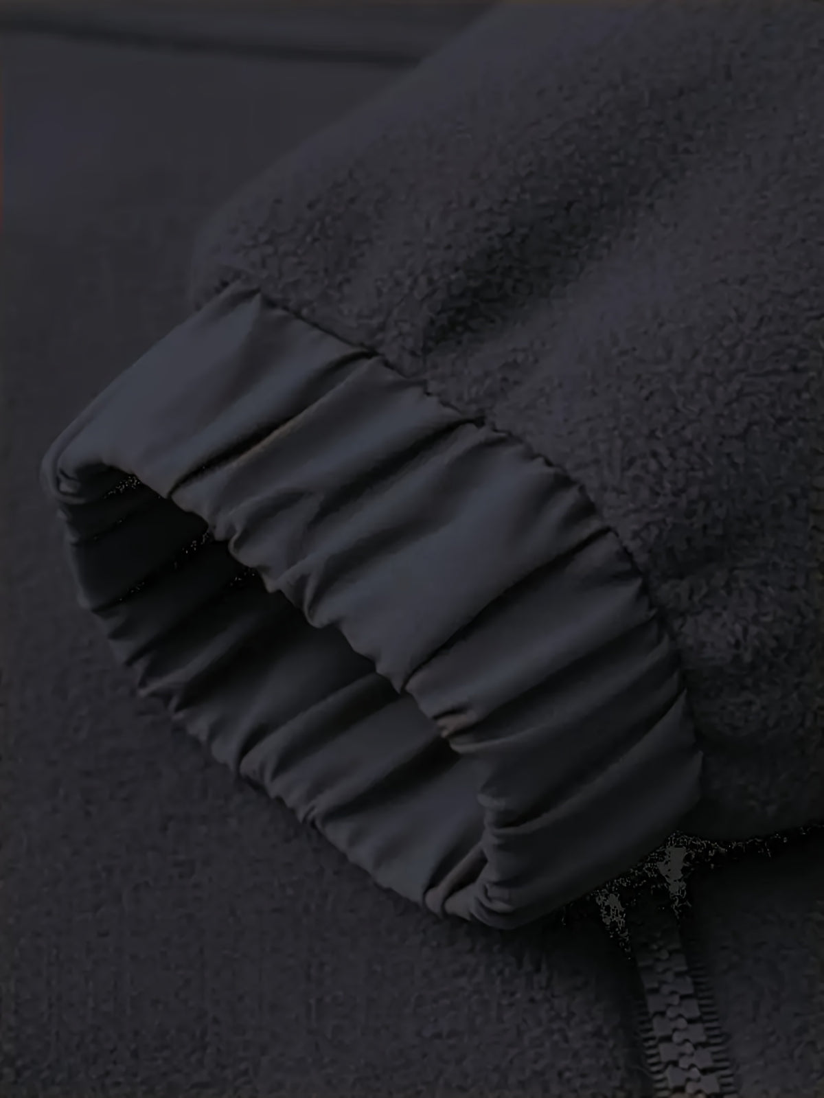 Veste pour homme, à capuche, noir foncé