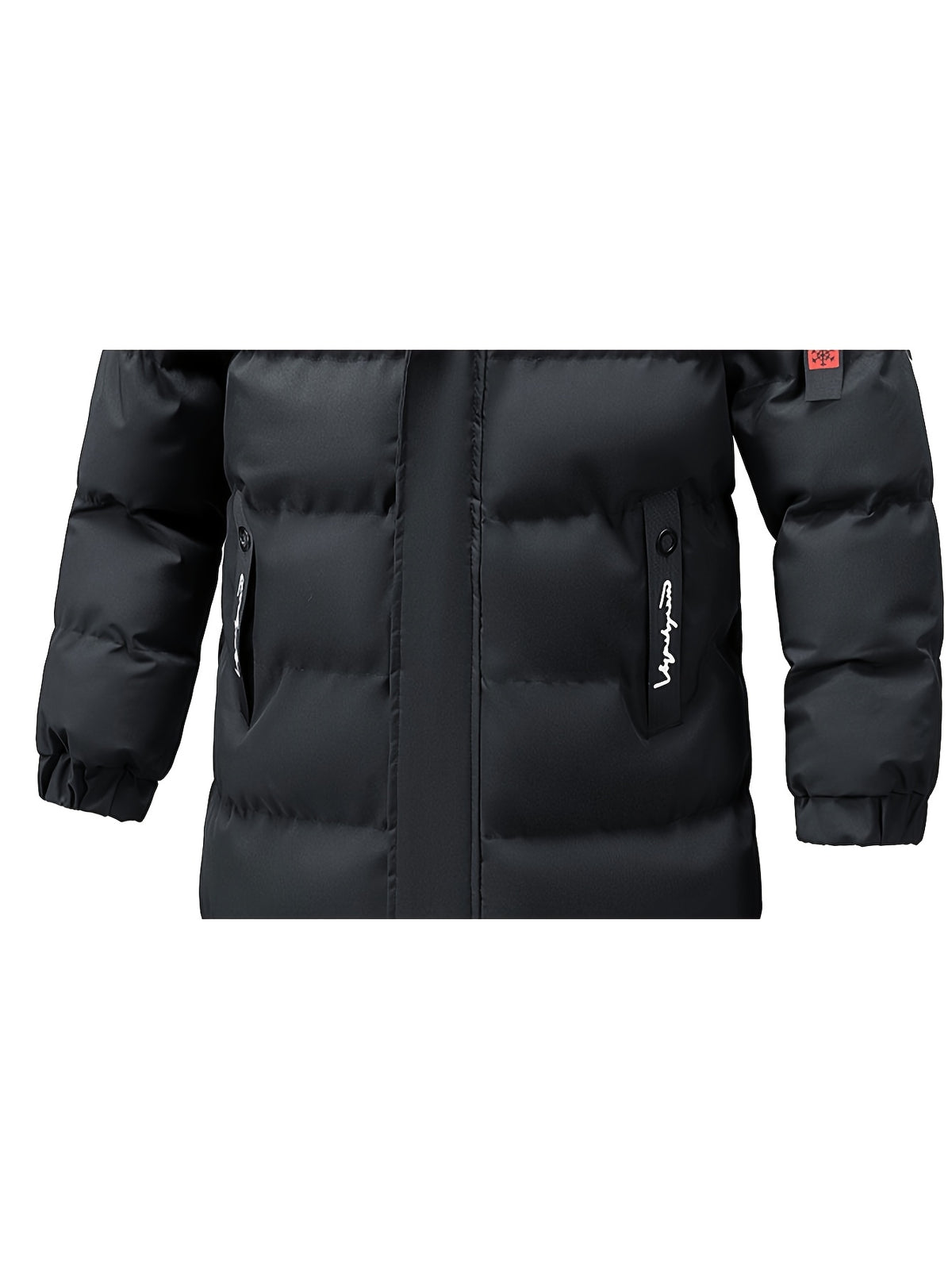 Manteau pour homme, à capuche, vert armée